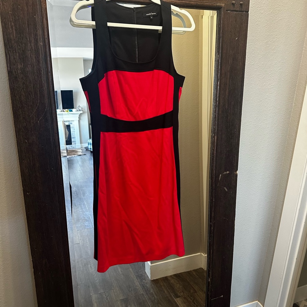 Nanette Lepore Red and Black Mini Dress